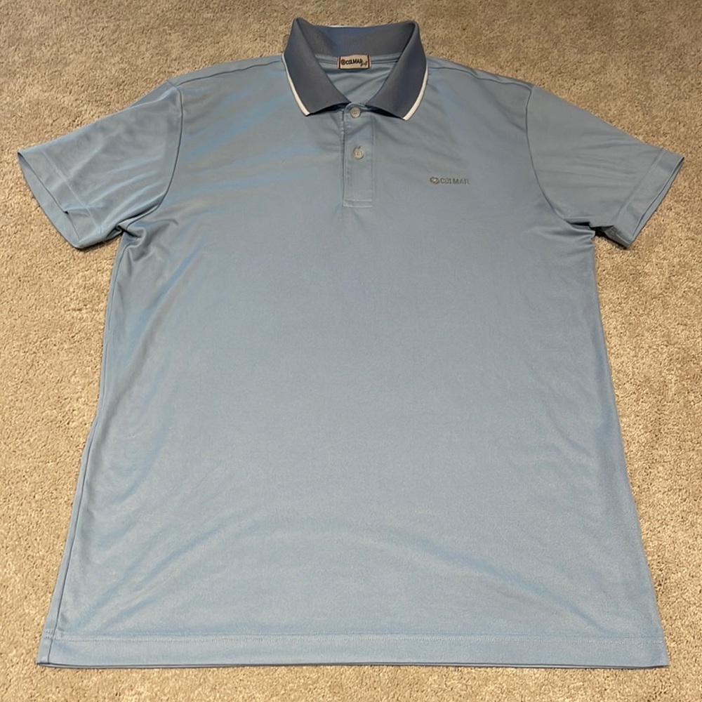 Power blue and navy color Colmar Golf Shirt size 4